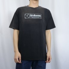 画像2: 90〜2000's birdhouse skateboards ロゴプリントTシャツ BLACK L (2)