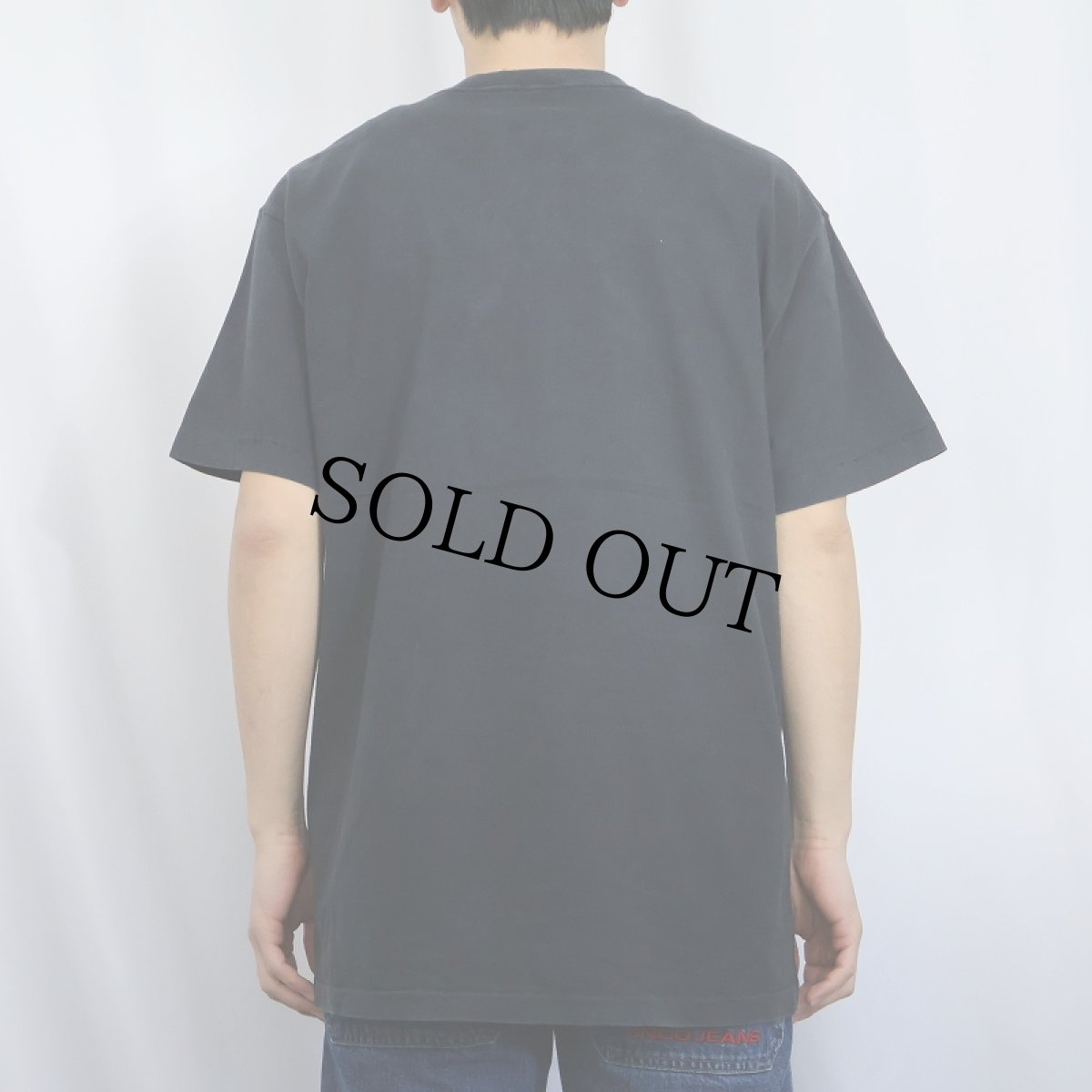 画像3: 90's STUSSY USA製 "STUCCI" パロディプリントTシャツ BLACK L (3)