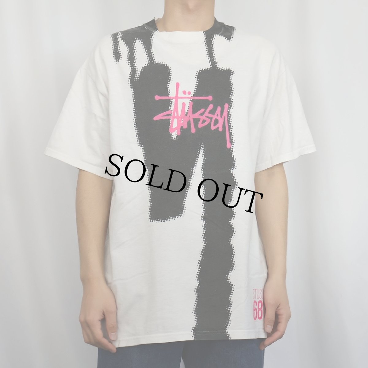 画像3: STUSSY "STUSSY TRIBE 6815 BLOWUP" ロゴプリントTシャツ L (3)