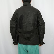 画像4: 50's Belstaff TRIAL MASTER "Checker-Flag" ワッペン×ピンズ カスタム オイルドジャケット (4)