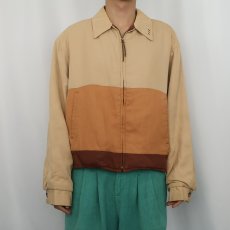 画像2: 50's Jac-a-Teers by Danvill キルティングライナー レーヨンギャバジンジャケット (2)