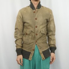 画像2: 〜40's "A-1 TYPE" スエードレザージャケット (2)