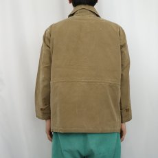 画像3: 〜40's FRENCH ハーフジップ キャンバス ハンティングジャケット (3)