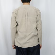 画像3: 80's ロシア軍 ヘンリーネックスリーピングシャツ 後染め (3)