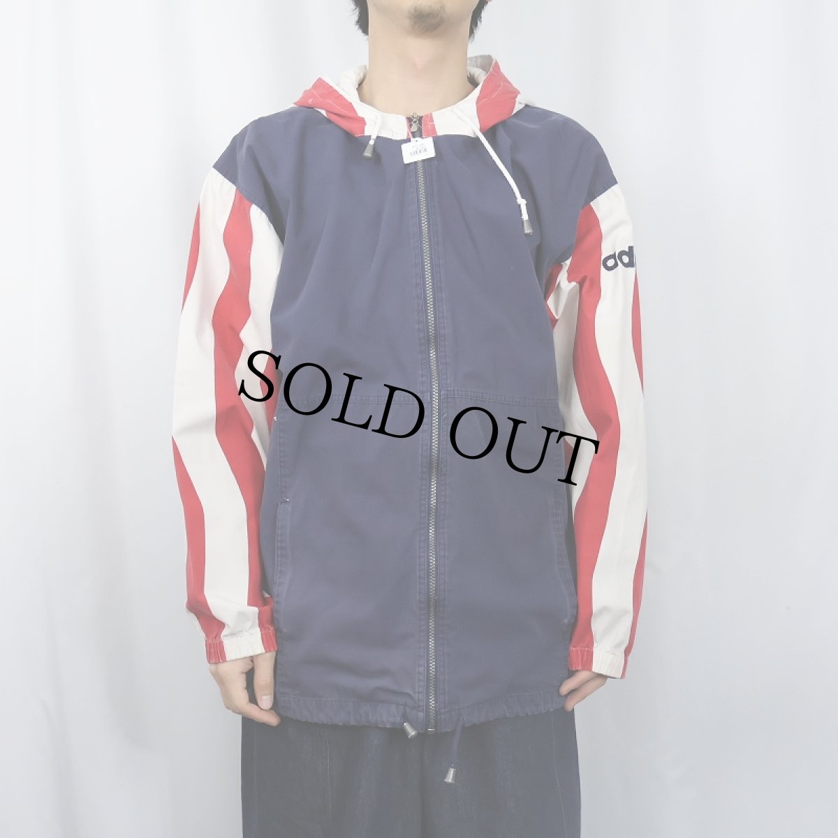 画像3: 90's adidas "World Cup USA 94" コットンジップパーカー M (3)