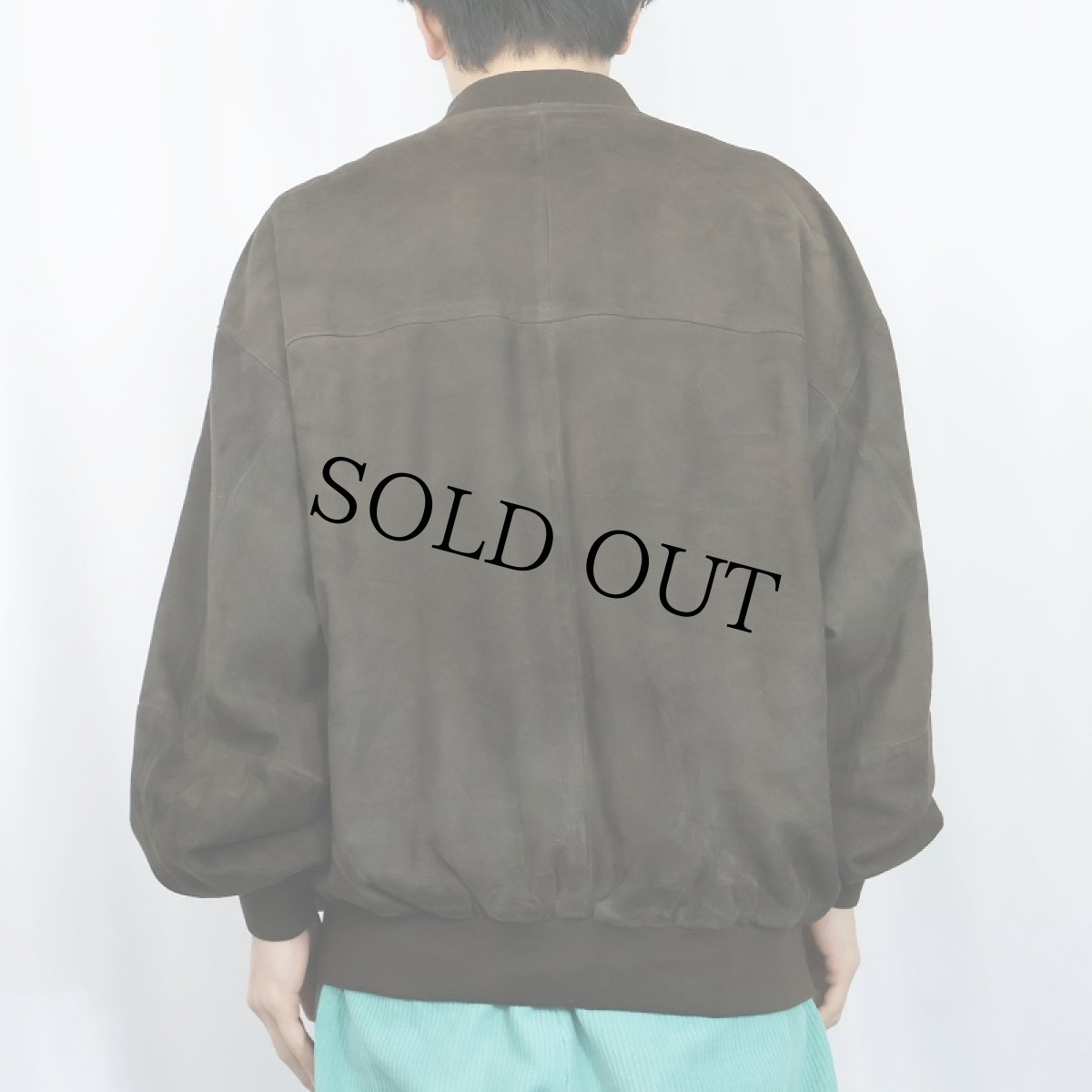 画像3: CHRIST SPORT "A-1 TYPE" スエードレザー ヴァルスタージャケット BROWN (3)