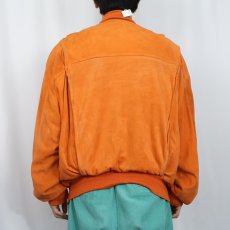 画像3: ITALY製 "A-1 TYPE" スエードレザー ヴァルスタージャケット (3)