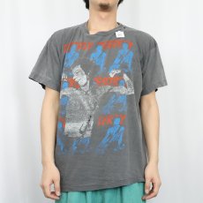 画像2: 80's Sex Pistols "SID VICIOUS" パンクロックバンドTシャツ BLACK (2)