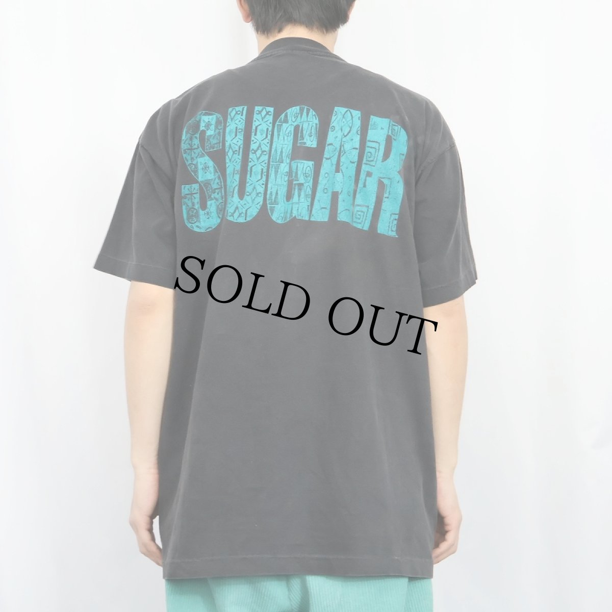 画像4: 90's SUGAR USA製 "File Under Easy Listening" ロックバンドプリントTシャツ BLACK XL (4)