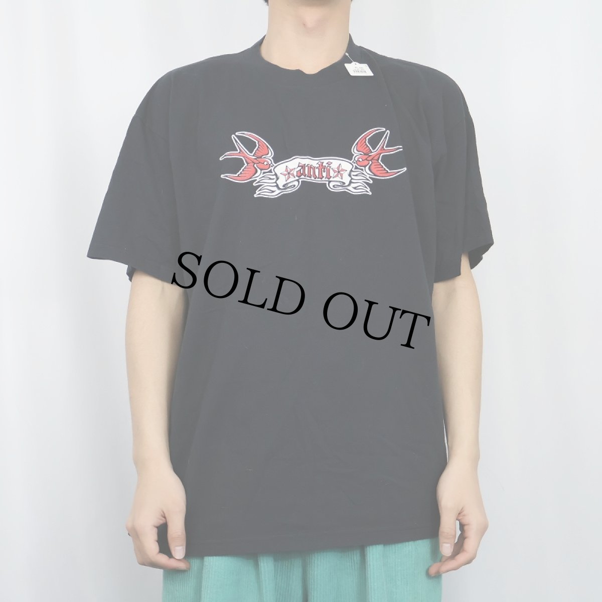 画像2: ANTI HERO SKATEBOADS ロゴプリントTシャツ BLACK (2)