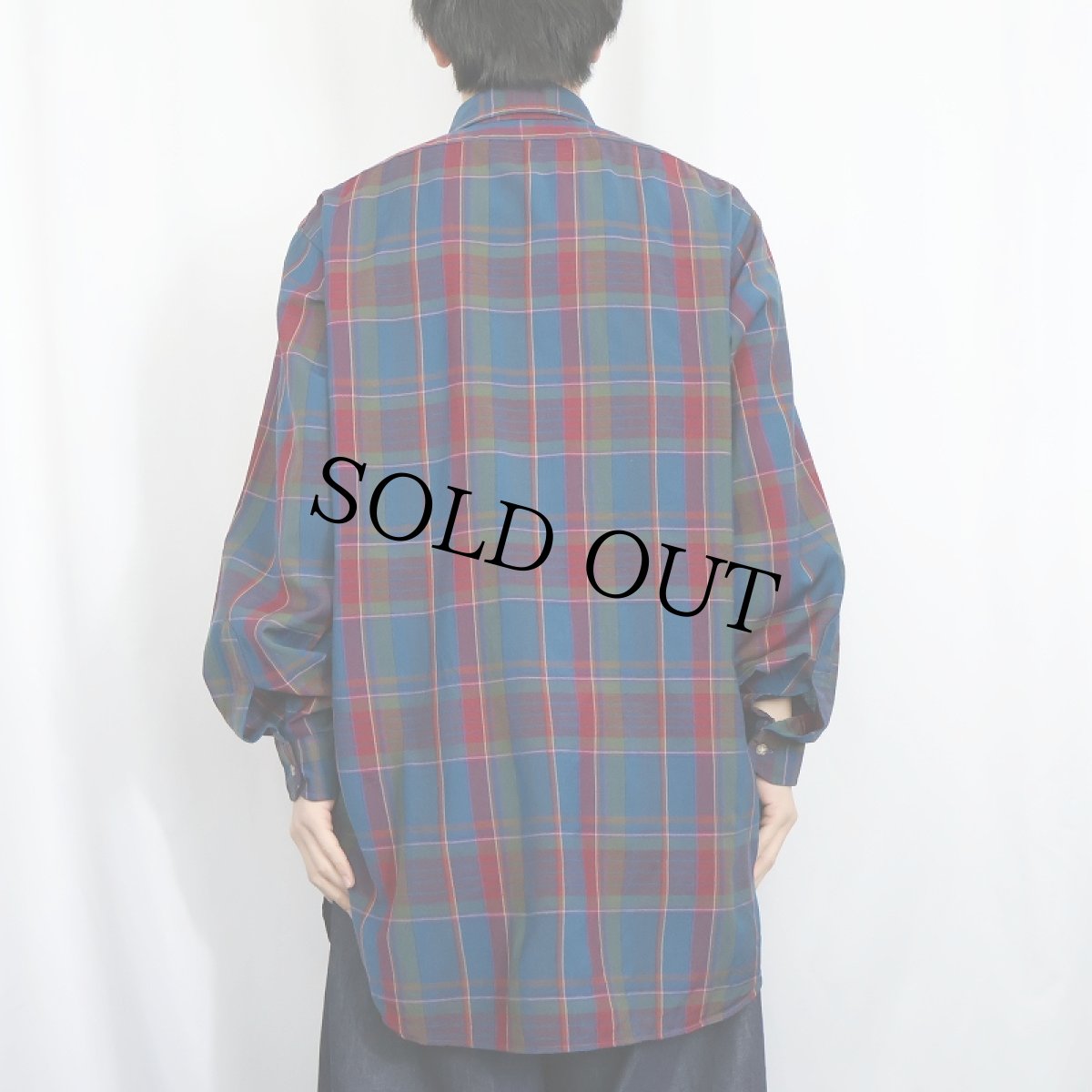 画像3: 70's PENDLETON USA製 チェック柄 ウールボタンダウンシャツ L (3)