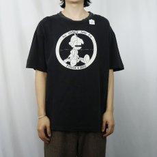 画像3: PINOCCHIO "As Other See Us" キャラクターパロディ ハードコアバンド プリントTシャツ BLACK L (3)