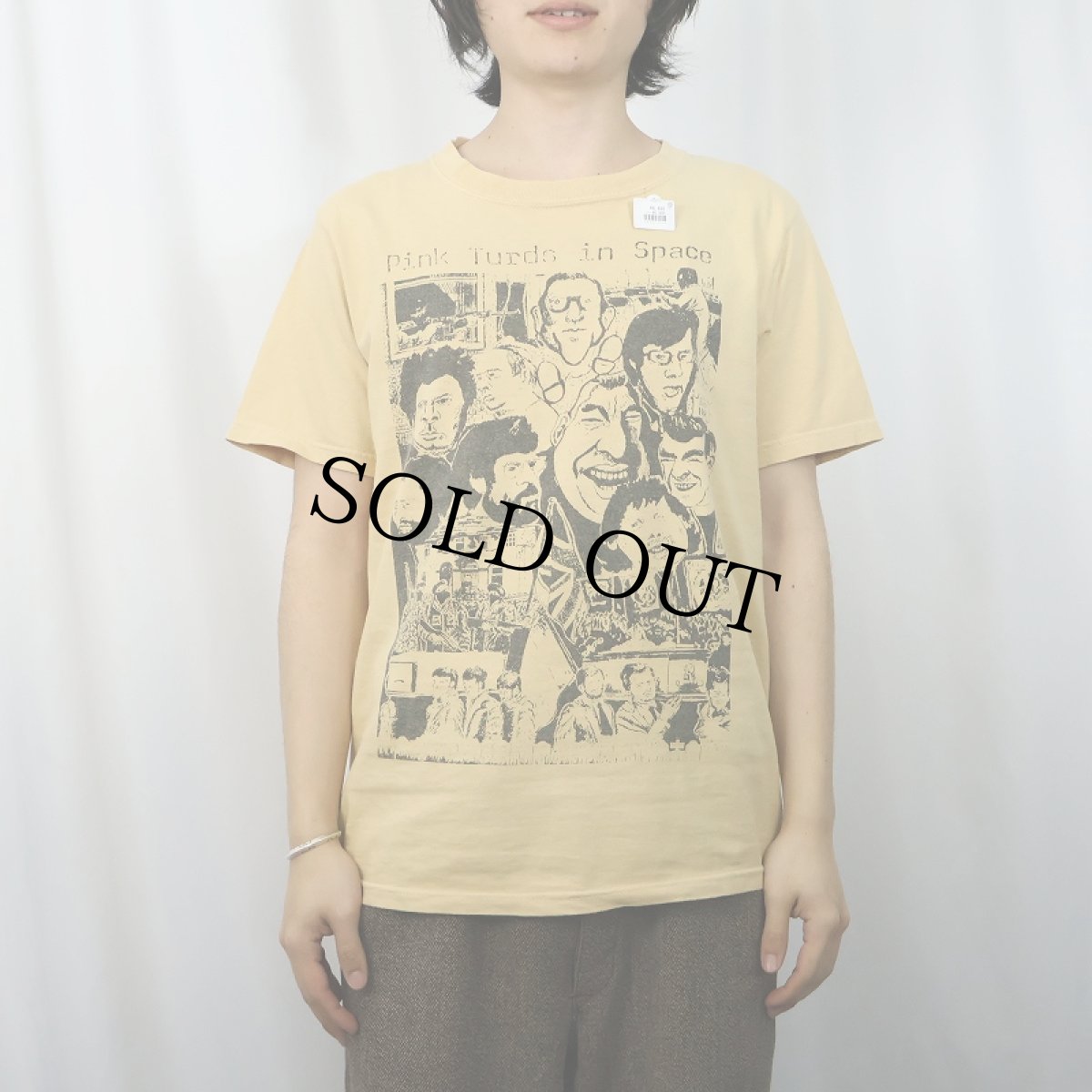 画像2: PINK TURDS IN SPACE アナーコ パンクバンドプリントTシャツ (2)