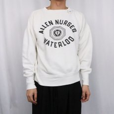 画像2: 50〜60's "ALLEN NURSES WATERLOO" プリントスウェット  (2)