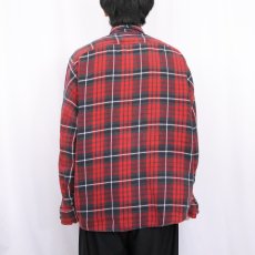 画像3: 90's POLO SPORT Ralph Lauren チェック柄 ヘビーネルシャツ L (3)
