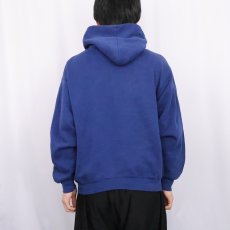 画像3: 90's BVD USA製 無地スウェットフーディー L (3)