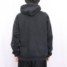 画像3: THRASHER ロゴプリント スウェットフーディー S BLACK  (3)