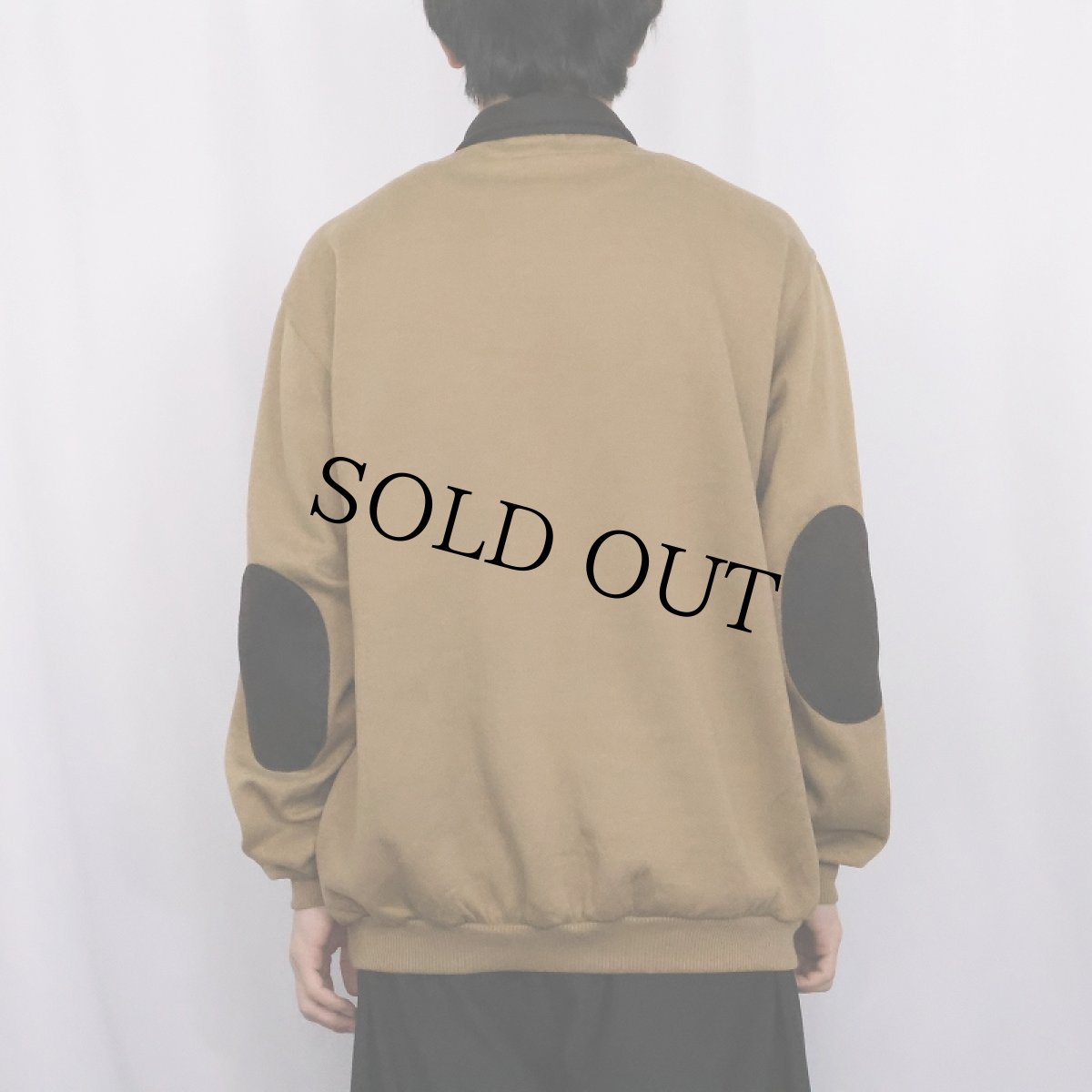 画像3: 90's Scandia Woods エルボーパッチ付き プルオーバースウェット 2XL (3)