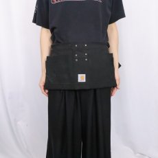 画像2: Carhartt ダック ツールエプロン BLACK (2)