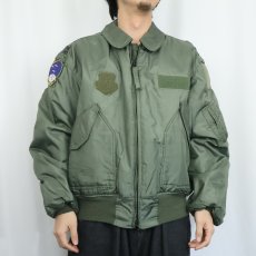 画像2: 2000's U.S.AIR FORCE CWU-45/P フライトジャケット X-LARGE (2)