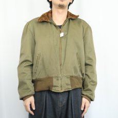 画像2: 40's 民間品 B-15 フライトジャケット (2)