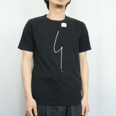 画像2: 90's agnes b. homme PARIS "Point d'Ironie" プリントTシャツ BLACK (2)
