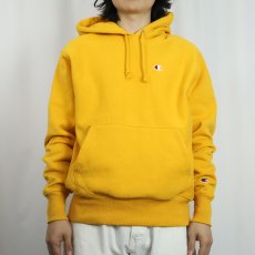 画像2: Champion REVERSE WEAVE 目付き スウェットフーディー M (2)