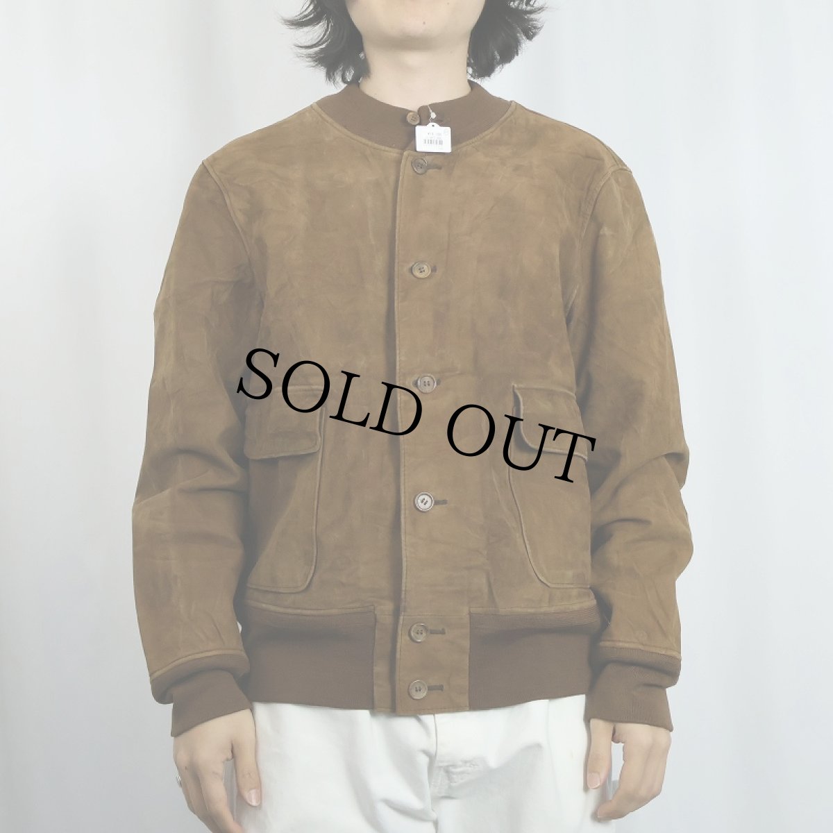 画像3: MODELL "A-1 TYPE" スエードレザー ヴァルスタージャケット M (3)