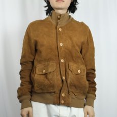 画像2: Contea's "A-1 TYPE" スエードレザー ヴァルスタージャケット SIZE50 (2)