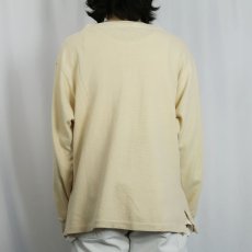 画像3: 80's BANANA REPUBLIC ヘンリーネック サーマルロンT L (3)