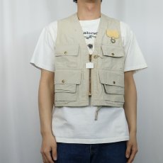 画像3: 50〜60's WOOD-STREAM by Tapatco フィッシングベスト L (3)