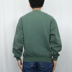 画像3: 90's RUSSELL ATHLETIC USA製 前V 無地フェードスウェット M (3)