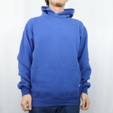 画像2: 90's RUSSELL ATHLETIC USA製 無地スウェットフーディー L (2)