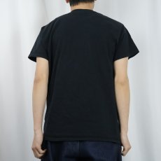 画像3: Steven Rhodes "Demon Cat" イラストプリントTシャツ BLACK M (3)