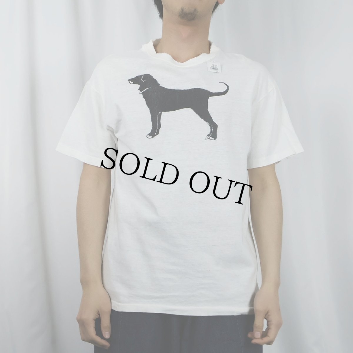 画像2: 90's The Black Dog USA製 犬プリントTシャツ M (2)