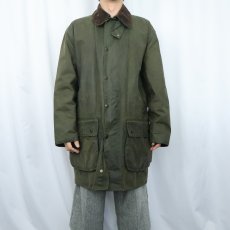 画像2: 90's Barbour ENGLAND製 "NORTHUMBRIA" オイルドジャケット 3ワラント  (2)