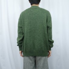 画像3: 90's ORVIS ブロックチェック柄 ウールニットセーター XXL (3)
