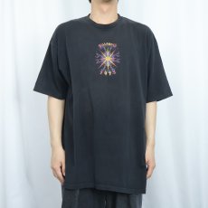画像3: 90's BILLABONG USA製 プリントTシャツ BLACK XL (3)