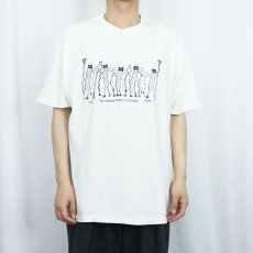 画像2: 90's USA製 "Two Hundred Years in Cleveland" アートプリントTシャツ XL (2)