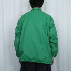 画像4: 70's JAC BY Hilton USA製 チェーン刺繍 ナイロンコーチジャケット L (4)