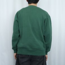 画像3: 90's RUSSELL ATHLETIC USA製 前V 無地スウェット GREEN L (3)