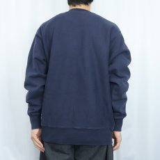 画像3: Champion REVERSE WEAVE "MICHIGAN" プリントスウェット NAVY L (3)