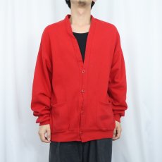 画像2: 80's JERZEES USA製 スウェットカーディガン ONESIZE (2)