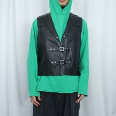 画像2: 70's Schott レザーベスト L (2)