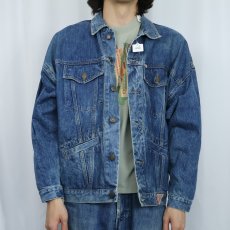 画像2: 90's GEORGES MARCIANO by GUESS USA製 デニムジャケット L (2)