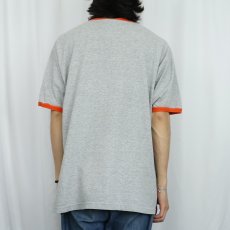 画像3: 90's Porn Star USA製 ロゴプリントリンガーTシャツ  (3)