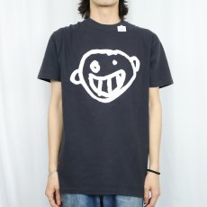 画像3: 90's Newbury Comics USA製 "Toothface" ロゴプリントTシャツ BLACK L (3)