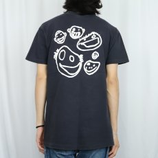 画像4: 90's Newbury Comics USA製 "Toothface" ロゴプリントTシャツ BLACK L (4)
