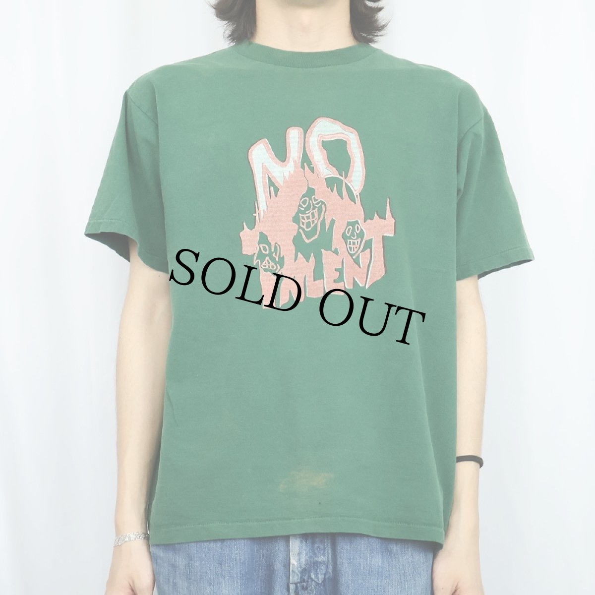 画像3: 90's NO TALENT USA製 バンドプリントTシャツ L (3)