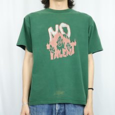 画像3: 90's NO TALENT USA製 バンドプリントTシャツ L (3)